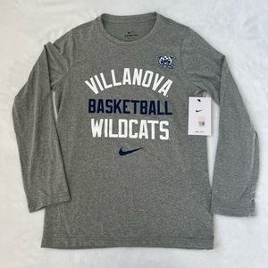 New! Villanova Dry Fit Nike Long Sleeve T
